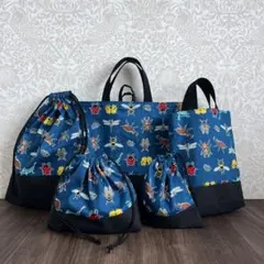 レッスンバッグ 上履き入れ お着替え袋 男の子 入園入学