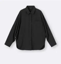GU ドルマンスリーブシャツ BLACK Mサイズ