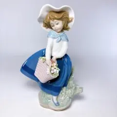 リヤドロ LLADRO 1172 花摘み フィギュリン 陶器人形 置物 - メルカリ