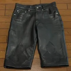 Schott ショートパンツ 30 ショット レザーハーフパンツ leatherのサムネイル