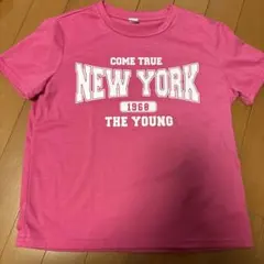 SHEIN ピンク Tシャツ 12Y NEW YORK 1968のサムネイル