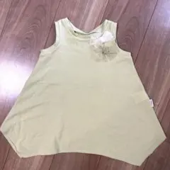 COMME CA ISM ライトグリーン ワンピース 90