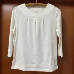 お値下げ❗️美品❗️MCGREGOR ホワイト トップスプルオーバー七分袖