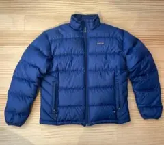 00s パタゴニア　インサレーショングースダウン　ネイビー　y2k 短丈