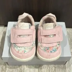 IFME イフミーライト カラン スニーカー 花柄 ベビーシューズ 13.5