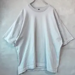 良品☆無印良品 半袖Tシャツ 五分袖Tシャツ クルーネック 大きいサイズ