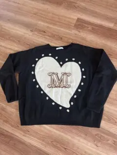 マックスマーラ　MaxMara ハート　カシミヤ混セーター　ハンドウオッシャブル