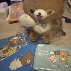 LAWSON リラックマ　くじ　チャイロイコグマセット　リラックマ