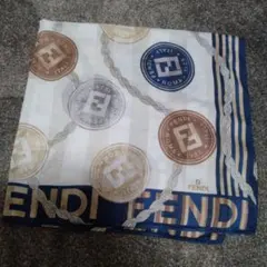 FENDI ハンカチ ロゴ チェーン柄
