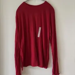 【美品】GU ソフトシアークルーネック長袖T