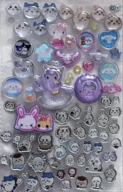 ボンボンドロップシール 正規品 おすそわけ ちいかわ サンリオ おはじきシール