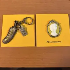 ミセスグリーンアップル　バベルガチャ　涼ちゃんカメオピンズ、羽キーホルダー