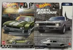 ホットウィール 70 シェビー ノバ 2台セット