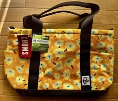 CHUMS イエローフラワートートバッグ