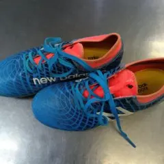 ニューバランス スパイク TEKELA 21〜21.5cm ブルー サッカー
