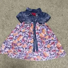 チュニック　デニム ワンピース　120cm