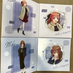 五等分の花嫁　アクリルコースターディスプレイ　中野三玖　中野二乃