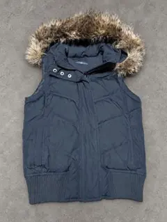 00s GAP ファー付 ダウンベスト お兄系 平成 パンク archive