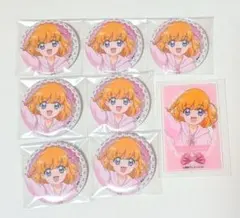朝比奈みらい　缶バッジ　アクリルカード　魔法使いプリキュア　カラオケの鉄人