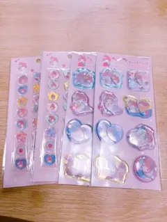 My Melody ウォーターシール おはじきシール 4枚まとめて