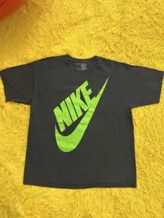 ナイキ NIKE Tシャツ ブラック ネオングリーン XL USEDのサムネイル