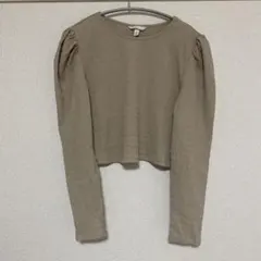 H&M ベージュ 長袖 Tシャツ L