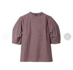 le ciel bleuCheck Statement Sleeve Topsのサムネイル