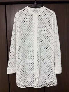 ZARA レースブラウス