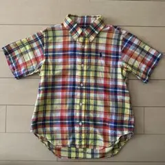 ラルフローレン★半袖チェックシャツ　120サイズ