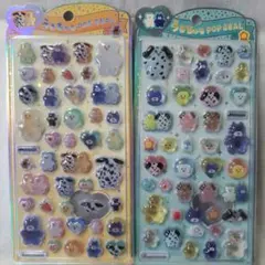 正規品 うるちゅるポップシール mojojojo 2種類セット 即日発送！