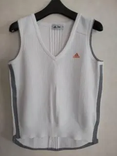 ［20%値下げ］新品adidasレデースベスト白Ｓ