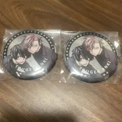 桃源暗鬼 淀川真澄 花魁坂京夜 メタル缶バッジ ファボテリア メタリック缶バッジ