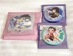 鬼滅の刃 TOGO 岡山 冨岡義勇 アクスタ&缶バッジ