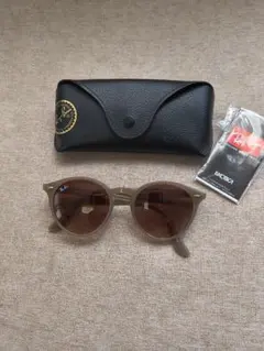 Ray-Ban 　RB2180F ベージュ ラウンドサングラス