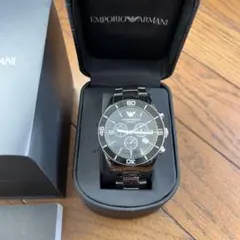 EMPORIO ARMANI クロノグラフ 時計　セラミック
