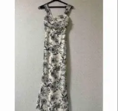 花柄キャミソールロングワンピース