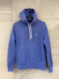 ポロ・ラルフ・ローレン フード付きパーカー 青