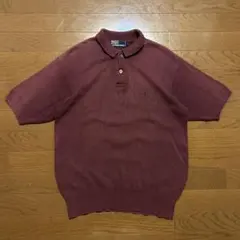 90s Ralph Lauren 半袖ニットポロシャツ L 正規代理店タグのサムネイル
