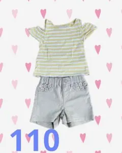 CIAOPANIC TYPY含む/110/女の子Tシャツ短パン上下セットのサムネイル