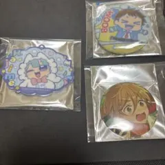 あんスタ コレクション缶バッジ 中国 ぶくぶ 紫之創 天満光 真白友也