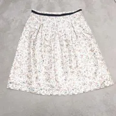 アリスバリー　花柄フレアスカート 膝丈　L