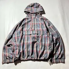 90s OLD NAVY check anorak jacket y2k