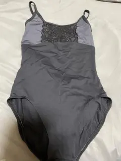 Ainsliewear グレー/黒 レオタード Mシルビア