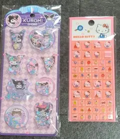 Kuromiウォーターシール & HelloKittyタイルシールセット
