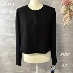 新品未使用　LILY BURN ブラックフォーマルジャケット　大きいサイズ　15