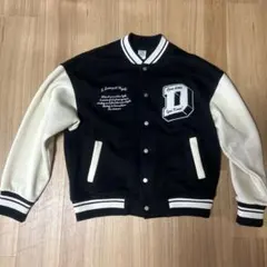 INFLATION スタジャン L ブラック/アイボリー