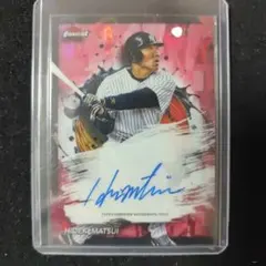 【限定出品】松井秀喜直筆サインカード 2025 Topps NPB 松井秀喜 直筆サインカード 99枚限定 読売 巨人