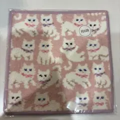 フェイラー ハンカチ モフモフネコチャン 通常カラー
