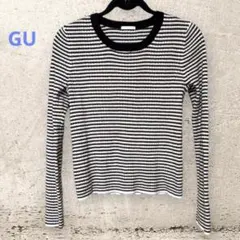 GU ジーユー　ボーダー　ニット