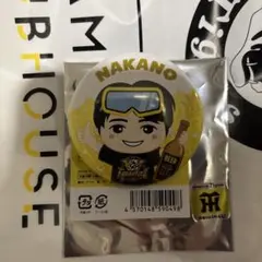 阪神タイガース 中野拓夢　百貨店限定 選手イラスト缶バッジ